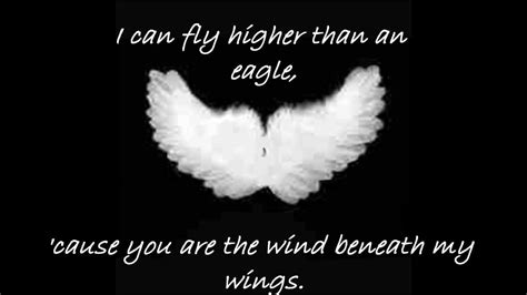 verse 2 it might have appeared to go unnoticed but i've got it all here in. Bette Midler. Wind Beneath My Wings. With Lyrics. - YouTube
