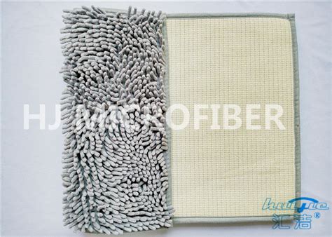 Graue Farbgroße Chenille Microfiber-Badezimmer-Matte für ...