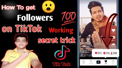 how to get followers on tik tok 😱 without any app or website new trick 100 working😎 youtube