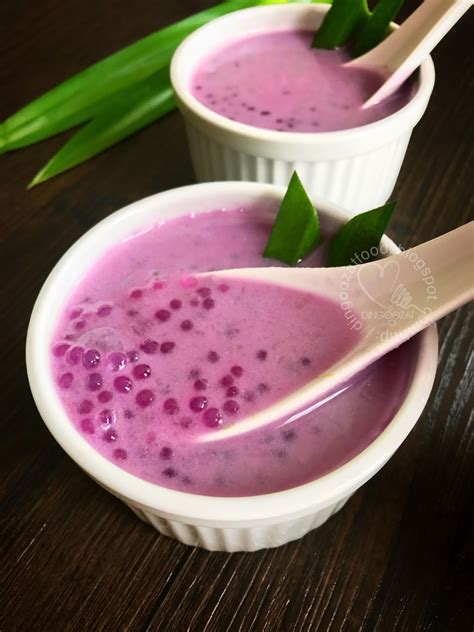 Mikis Food Archives Purple Sweet Potato Sago Dessert 紫薯椰汁西米露