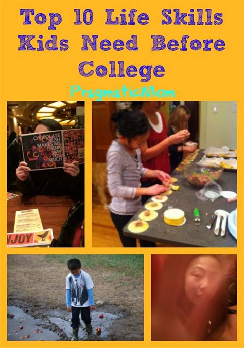 Top 10 Life Skills Kids Need Before College | Life skills ...