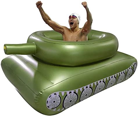 Inflatable Tank Pool Float Inflatable Tank Battle Rafts Inflatable Tank Toy Tank Pool Float