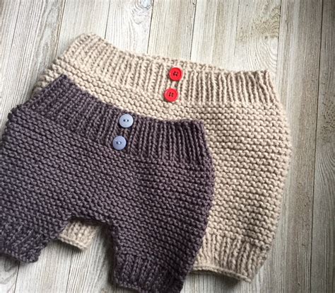 Beginner Easy Knit Baby Pants Pattern Garter Stitch Kids Etsy