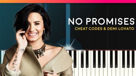 Cheat Codes No Promises Ft Demi Lovato Piano Tutorial Chords How To Play Cover Youtube