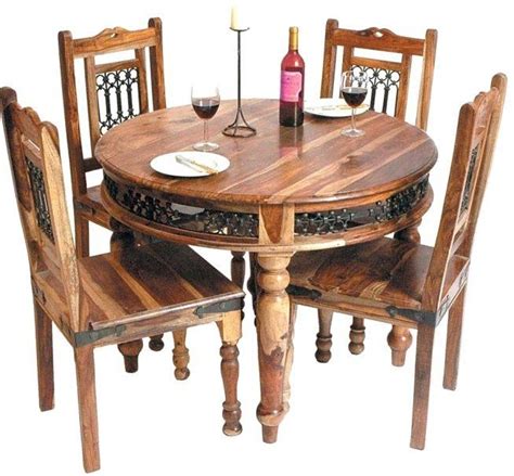 The secrets of this wood will make every unit strong and stunning. 20+ Sheesham Dining Tables and 4 Chairs | Dining Room Ideas
