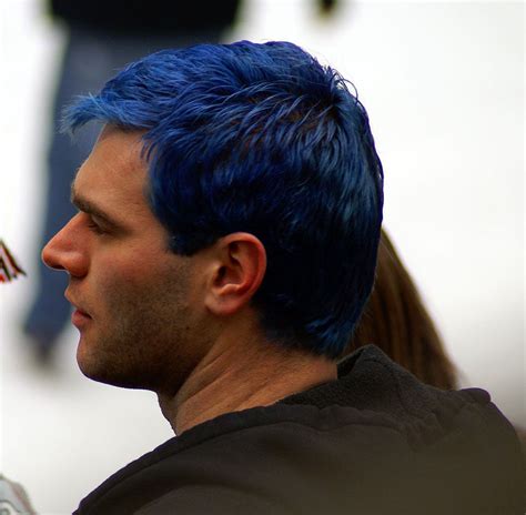 I Like This Color Better Men Hair Color Mens Blue Hair