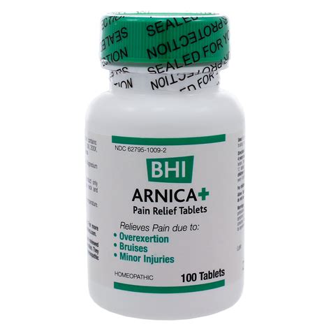 Buy Bhi Arnica 100 Tablets Supplement Online Spectrum Supplements