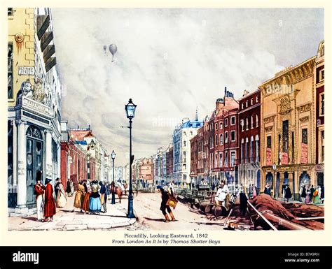 Old London Street Painting