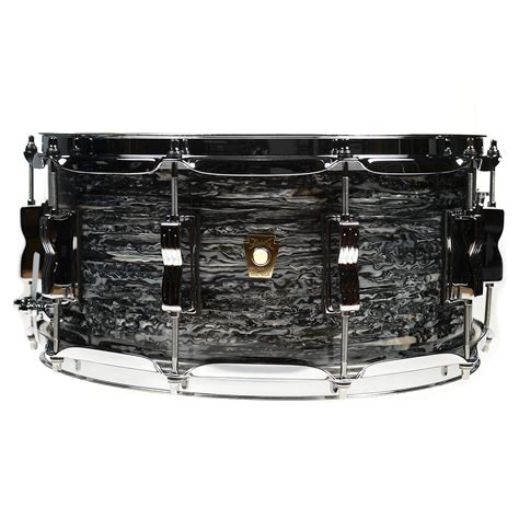 Ludwig 65x14 Classic Maple Snare Drum Vintage Black Oyster Used
