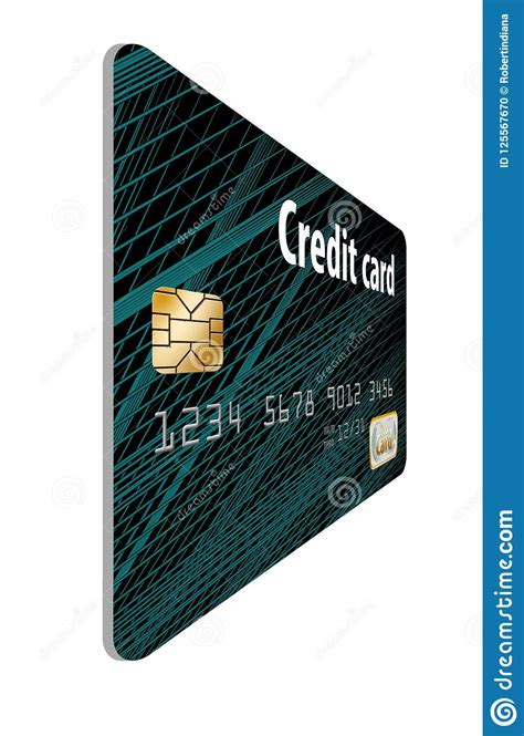 Free download in psd format. A Security EMV Chip Floating Next To A Credit Card Is Seen Here. Stock Illustration ...