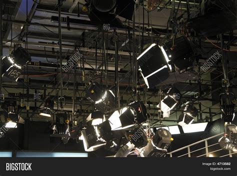 Tv Studio Lights Image And Photo Free Trial Bigstock