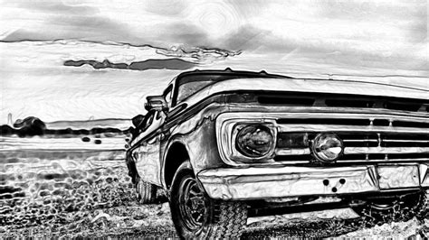 Pin by jason allen on truck car drawing pencil. Pencil drawing of a truck! | My pictures, Pencil drawings, Drawings