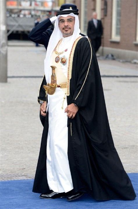 Crown Prince Salman Bin Hamad Al Khalifa Of Bahrain Leave The Nieuwe Kerk In Amsterdam Following