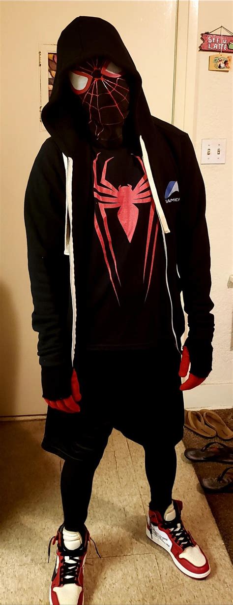 My Budget Miles Morales Costume For Halloween Not As Great As Others