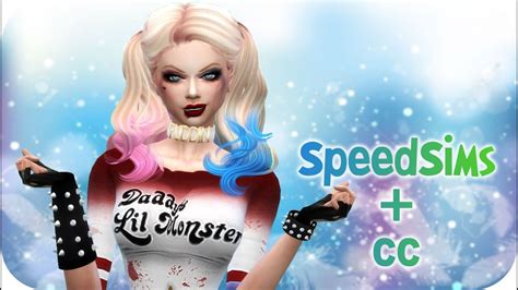 Harley Quinn Speedsims Contenido Personalizado Sims 4 Youtube