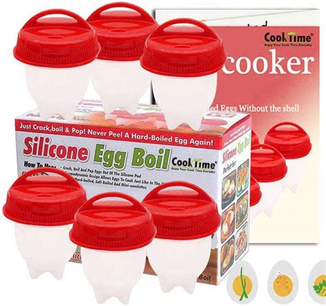 Egg Cooker Silicone Egg Poachers For Hard Boiled Eggsegg