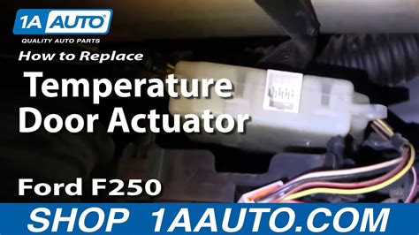 How To Replace Temperature Door Actuator 1999 2007 Ford F250 Super Duty