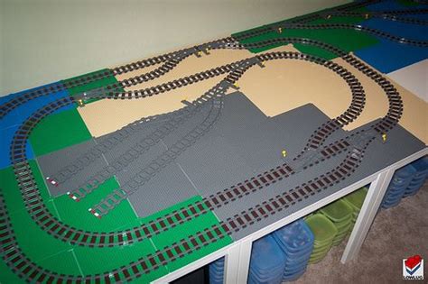 Lego Train Layout Lego Train Mocs Layouts And Dioramas Lego Duplo