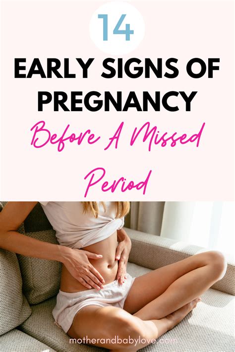 The Early Signs Of Pregnancy Before A Missed Period Mother And Baby Love