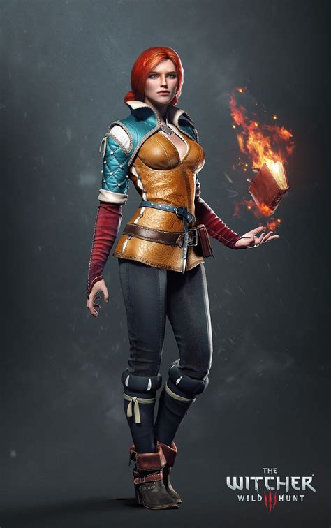 New Hq Witcher 3 Character Models Neogaf The Witcher Game The Witcher Triss Merigold