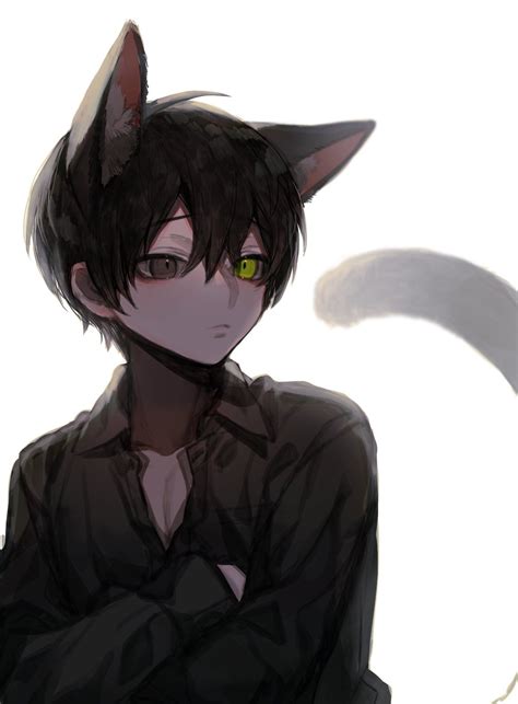 Follow Me ♥ Anime Cat Boy Cute Anime Guys Anime Character Design