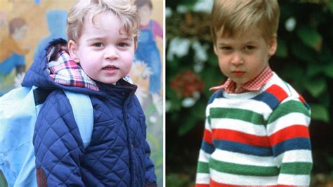 Das enthüllungsbuch finding freedom verrät, dass er prinz georg. Kindergarten-Prinzen: George sieht aus wie Papa William ...