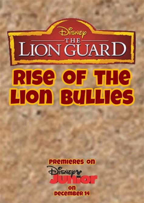 The Lion Guard Rise Of The Lion Bullies Fan Casting On Mycast