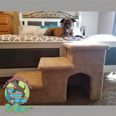 Dog Stairs Dog Steps For Bed Great For Tall Beds And Big Or Etsy Dog