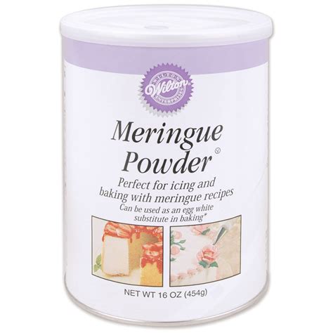 I've heard pavlova magic, the one in the dinky little egg shaped container, can be used as a substitute. Wilton Meringue Powder-16oz 124426 070896700049 - Baking Supplies | Meringue powder, Meringue ...