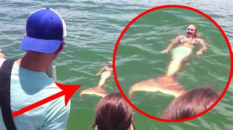 असल जलपर क जद पकडन क सचच घटनए Most Real Life Mermaids Caught On Tape YouTube