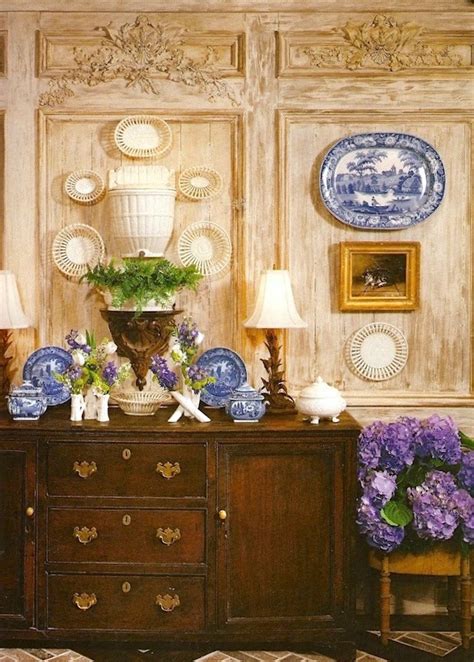 Habitually Chic Blue And White Porcelain Laurel Home