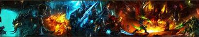 Wallpapers Monitor Dual Screen Warcraft Fantasy Warhammer