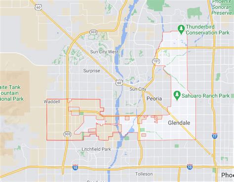Exploring Glendale Arizona Chicago Map