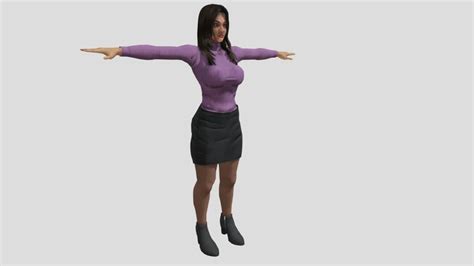 Modelos De Sketchup Realistic Nude D Female Characters Turbosquid