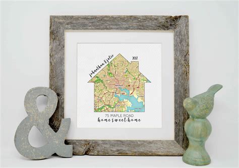 6 housewarming gifts for new home, new homeowner wine label gift set, unique real estate gifts from agent for client congratulations. Housewarming Gift Our First Home House Map First Home Gift ...