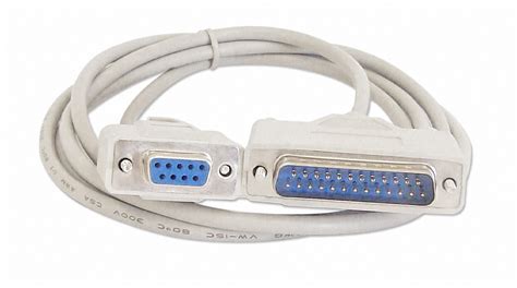 6 Foot Db9 Female Db25 Male Null Modem Serial Cable Rs232