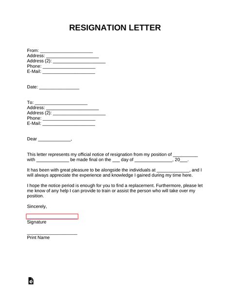 Best Resignation Letter For Personal Reasons Collection Letter