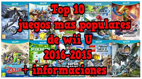 Leia todo conteúdo da descrição! Top 10 los mejores juegos de wii U 2016-2015 - YouTube
