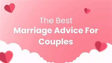 The Best Marriage Advice For Couples