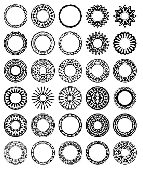 Download Hundreds Of Photoshop Shapes For Free Photoshop Shapes