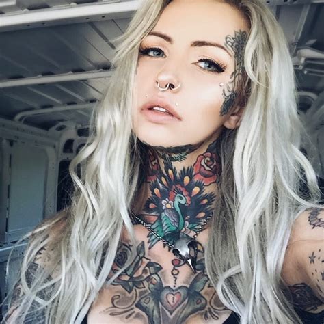 Curaline Face Tattoos Beauty Photoshoot Beauty Tattoos