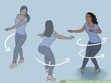 How To Do A One Foot Spin In Figure Skating 13 Steps