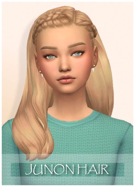 Sims 4 Maxis Match Braided Hair Mazsilicon