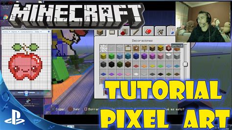 Tutorial Pixel Art Minecraft Ps4 Youtube