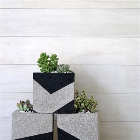 Download Stylish DIY Concrete Planters