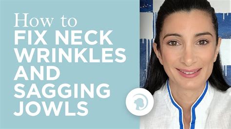 How To Fix Neck Wrinkles And Sagging Jowls Youtube