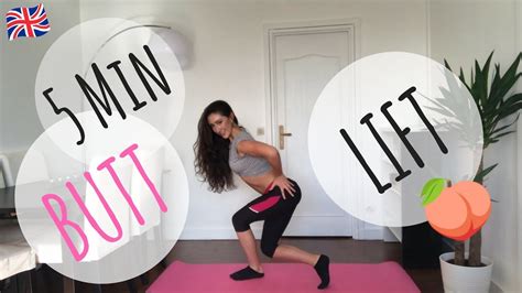 5 Min Butt Lift Workout Youtube
