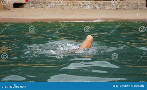 Happy Teen Girl Playing In The Sea Girl Happily Frolics On The Beach Stock Footage Video Of