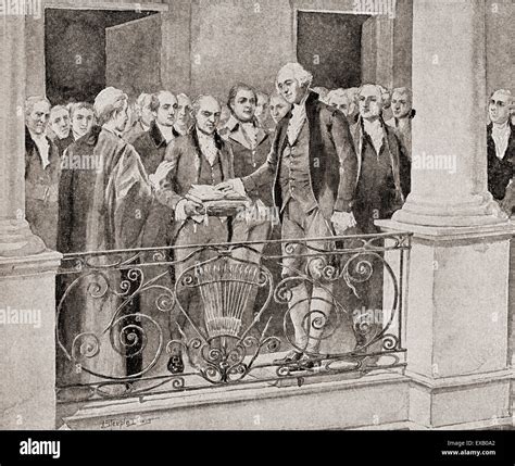 The First Inauguration Of George Washington April 30 1789 George