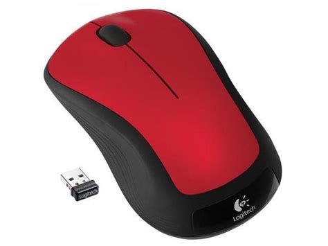 Logitech Wireless Mouse M310 Flame Red
